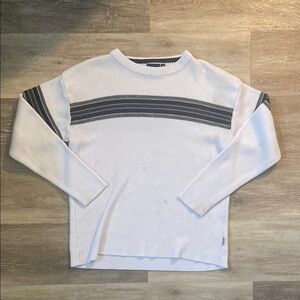 Sideout mens small white and gray crewneck